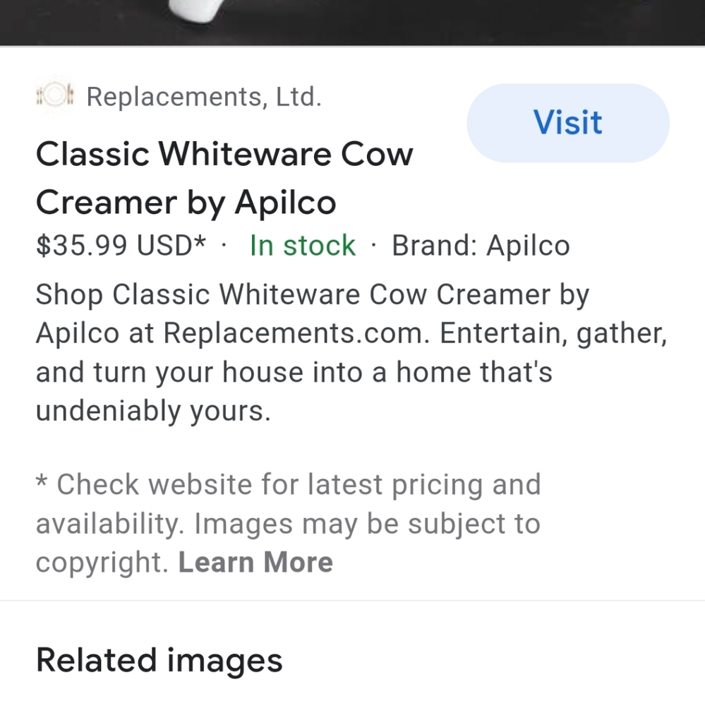 🐄 Cow  coffee creamer - Picture 6 of 6